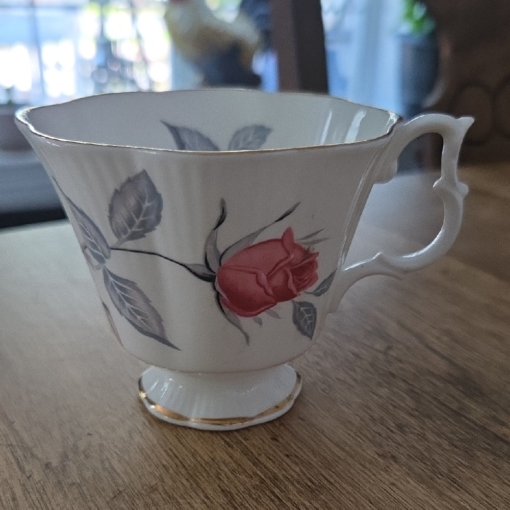 Royal Albert White Bone China Teacup.  Rare Find